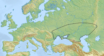 map of Yamnaya areas of Pontic-Caspian Steppe